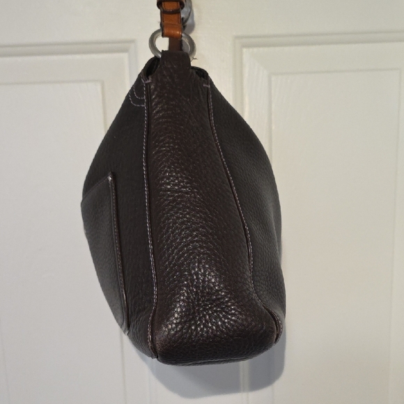 Pre-owned Coach Brown Pebbled Chelse Leather Shoulder Bag - Picture 4 of 14